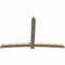 Ekena Millwork Bellingham Rough Sawn Timber Gable Bracket, Douglas Fir, 108"W x 68"H x 4"D x 6"F, 15/12 Pitch GBW108X68X0406BEL00RDF - alternate 3